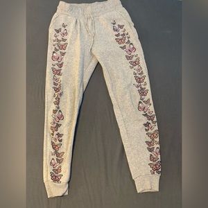 cute butterfly sweatpants